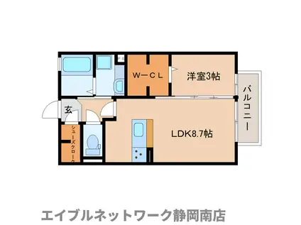 TSステージ(1LDK/2階)の間取り写真