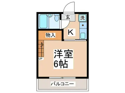 ラフィーナ・コート(1K/3階)の間取り写真