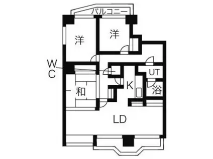 グリーンヒルズ目白台(3LDK/2階)の間取り写真