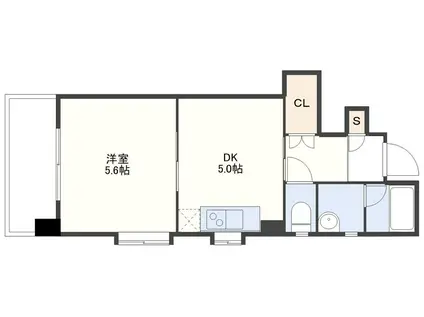 リアン-AY(1DK/6階)の間取り写真