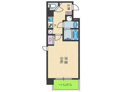 サムティ梅田IIグロウアクシス 301(1K/3階)の間取り写真