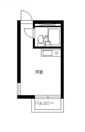 スカイコート品川(ワンルーム/2階)の間取り写真