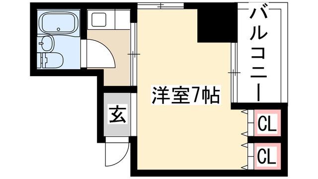 リアライズ東別院(1K/11階)の間取り写真