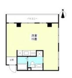 GARRET南堀江(ワンルーム/6階)の間取り写真