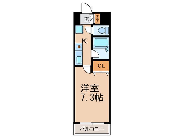 パル大塚(1K/1階)の間取り写真
