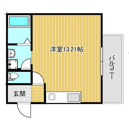 PREMIERE V(ワンルーム/3階)の間取り写真