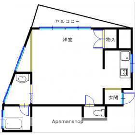 西村マンション(1K/2階)の間取り写真
