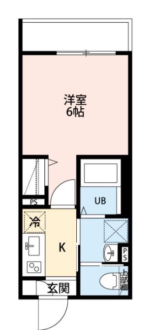 ROBOT HOME 五香II(1K/2階)の間取り写真