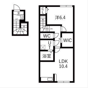 ART LIFE(1LDK/3階)の間取り写真