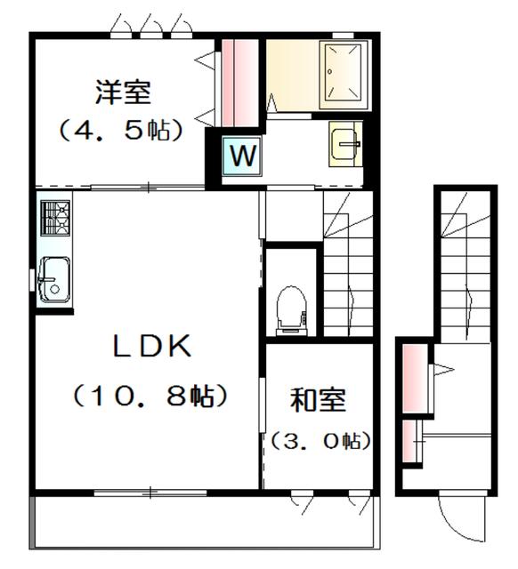 VITA SERENA (2LDK/1階)の間取り写真