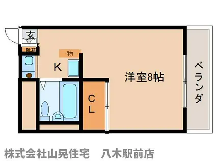 スポーリアIMAI(ワンルーム/3階)の間取り写真