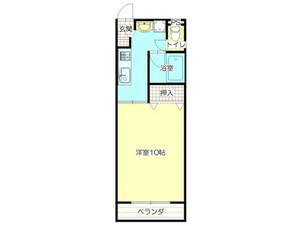 サンライズ藤(1K/1階)の間取り写真