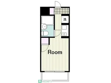 トップ大倉山(ワンルーム/1階)の間取り写真