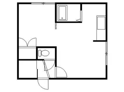 MKハイツⅡ(1DK/2階)の間取り写真