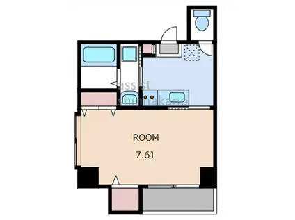 プレミール中野(1K/3階)の間取り写真