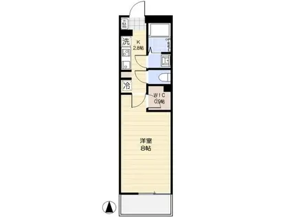 マーガレット(1K/3階)の間取り写真