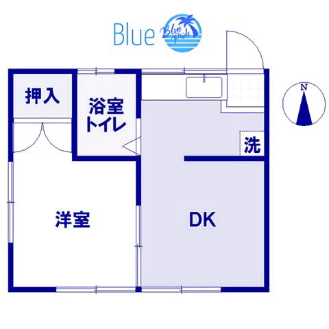 メゾン・ラメール(1DK/2階)の間取り写真