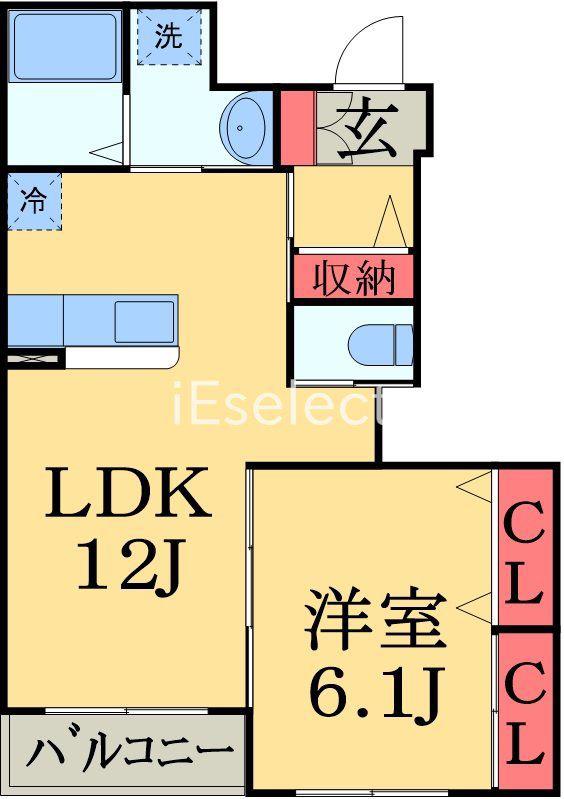 サナンドゥーII(1LDK/1階)の間取り写真
