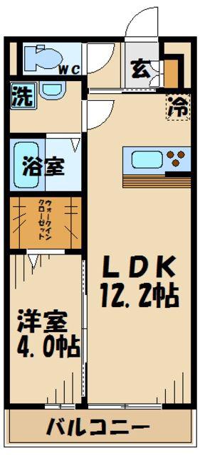 リブリ・ノースERLY(1LDK/1階)の間取り写真