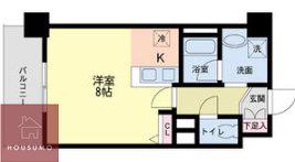 デイグラン鶴見(ワンルーム/4階)の間取り写真