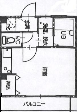 第5おおぎビル(ワンルーム/3階)の間取り写真