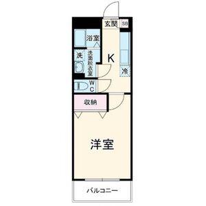 VIGORE SHIRASUKA(1K/3階)の間取り写真