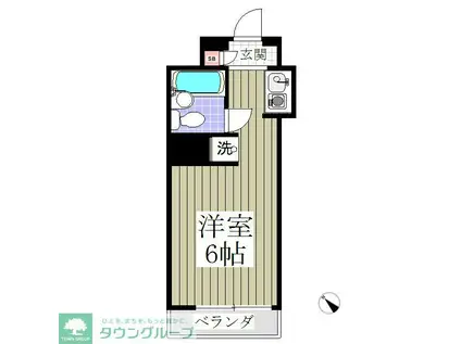 アーバンハイム寿(ワンルーム/3階)の間取り写真