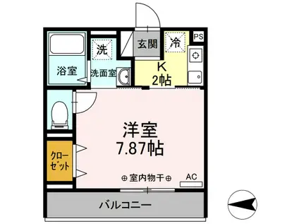 コンフォート ユウヤ(1K/1階)の間取り写真