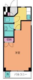 クレオ我孫子(1K/2階)の間取り写真