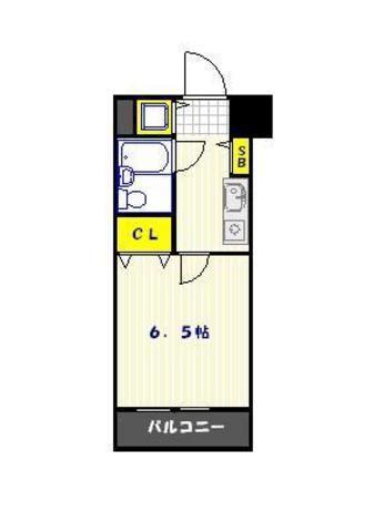 ライオンズマンション西川口第11(1K/5階)の間取り写真