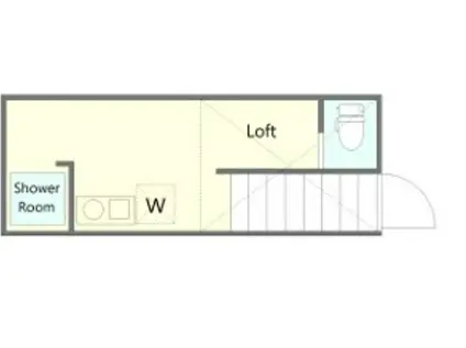 サークルハウス馬込参番館(ワンルーム/2階)の間取り写真