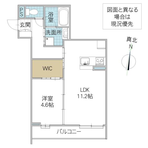 プルミエール(1LDK/1階)の間取り写真