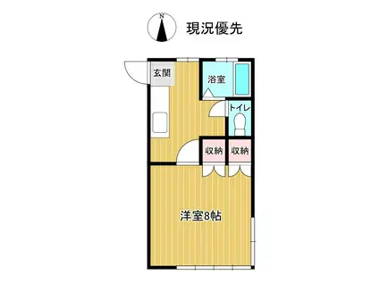 アーバン90(1K/1階)の間取り写真