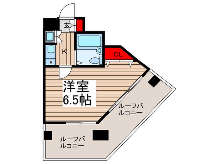 アーバンヒルズ西川口第2(1K/5階)の間取り写真