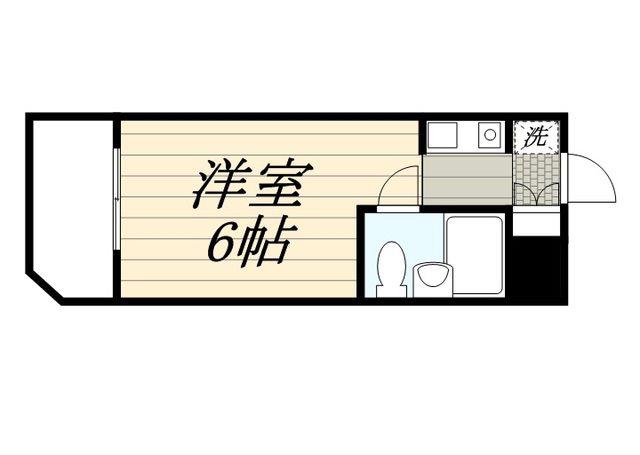メゾンドアルドゥール(ワンルーム/11階)の間取り写真