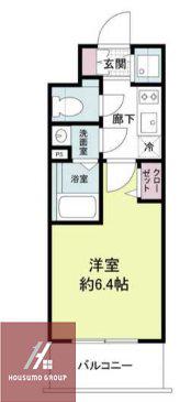 THE HUB MIYAKOJIMA(1K/7階)の間取り写真