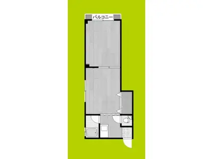 宮本マンション(2K/2階)の間取り写真