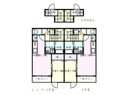 TAILOR7番館(1LDK/2階)の間取り写真