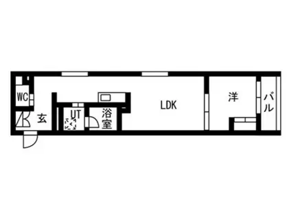 AZ SMART 目白御留山(1LDK/2階)の間取り写真