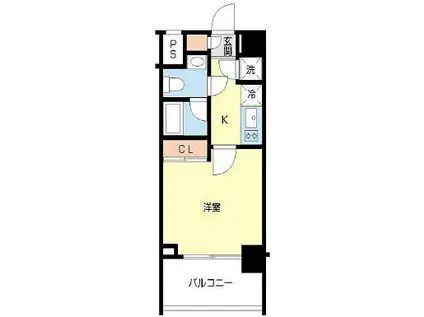 スカイコート池袋西壱番館(1K/5階)の間取り写真