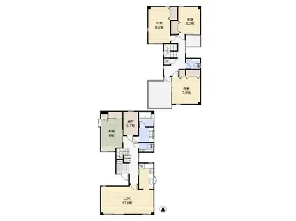 アクティブライフ新丸子(4SLDK/2階)の間取り写真