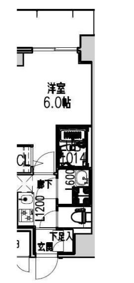 S-RESIDENCE布施AVENTRA(1K/10階)の間取り写真