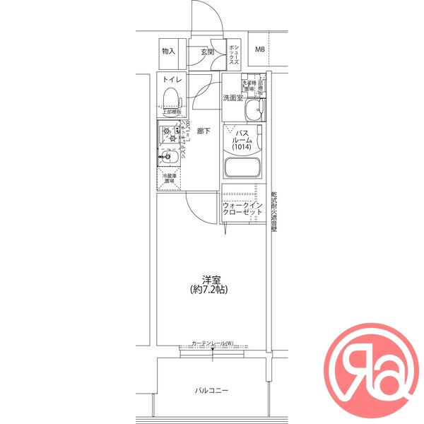 LOUIS RESIDENCE 天王寺町北(1K/5階)の間取り写真