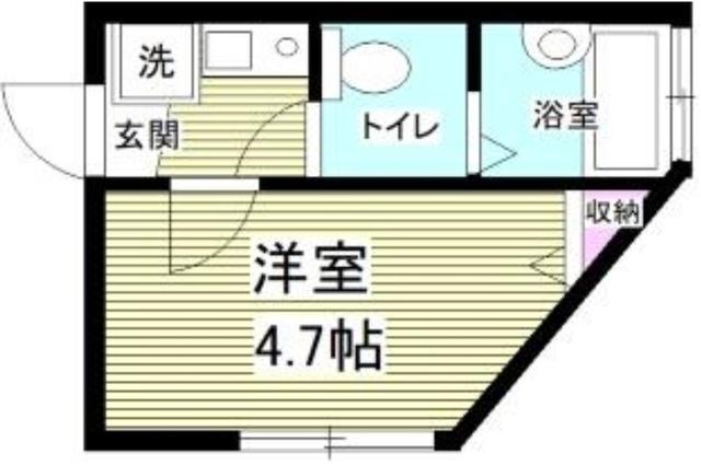 DRホームズ向島(1K/1階)の間取り写真