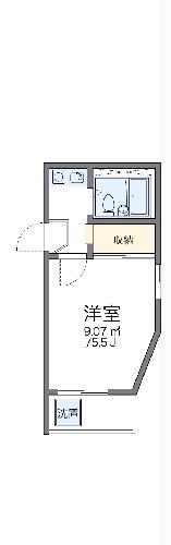 レオパレスTOSA(1K/2階)の間取り写真