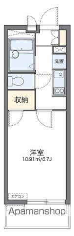 レオパレスフォンターナ老松(1K/3階)の間取り写真