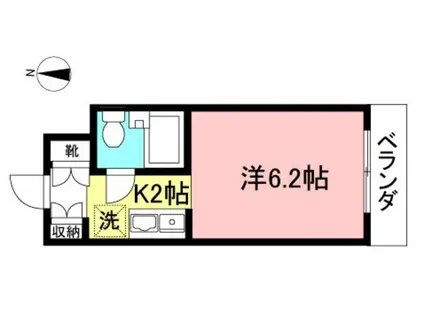 シティーハウスマエダ(1K/1階)の間取り写真