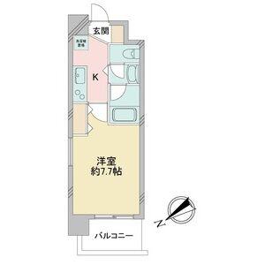 アルフィーレ新栄(1K/3階)の間取り写真