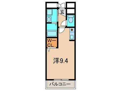 プリマヴェーラ(ワンルーム/1階)の間取り写真