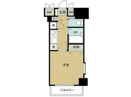 トーシンフェニックス初台(1K/10階)の間取り写真